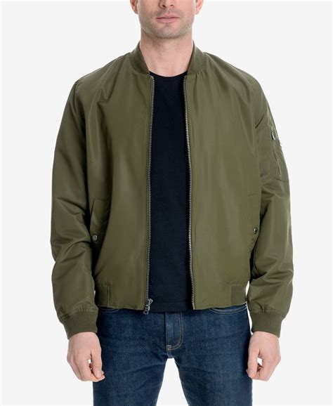 michael kors men's bomber jacket created for macy's|Michael Kors men's suit jacket.